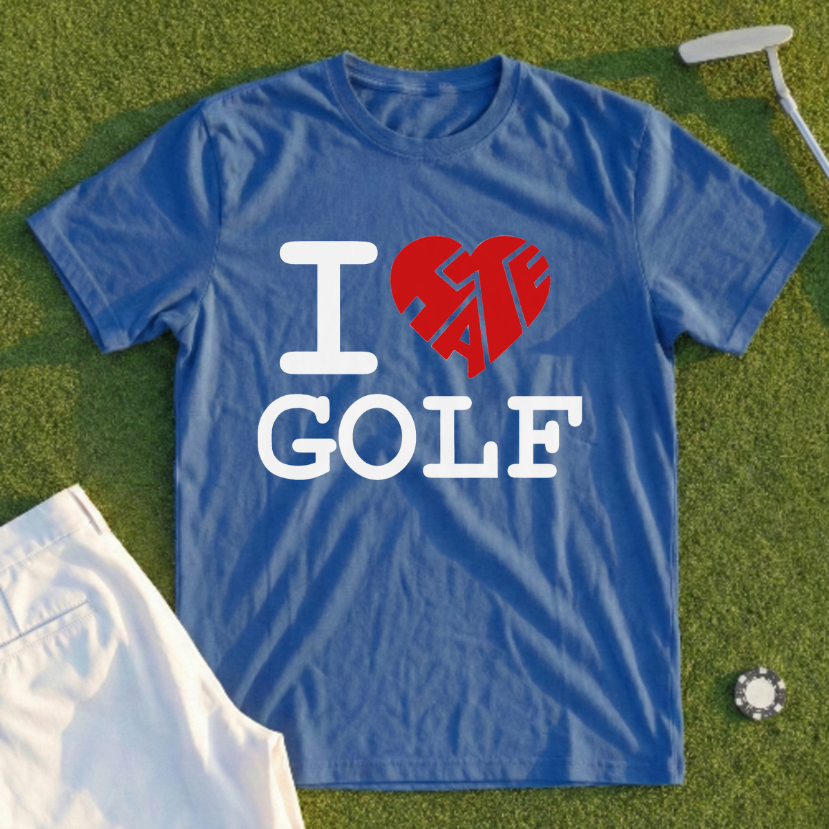 I Love Golf, I Hate Golf Tee