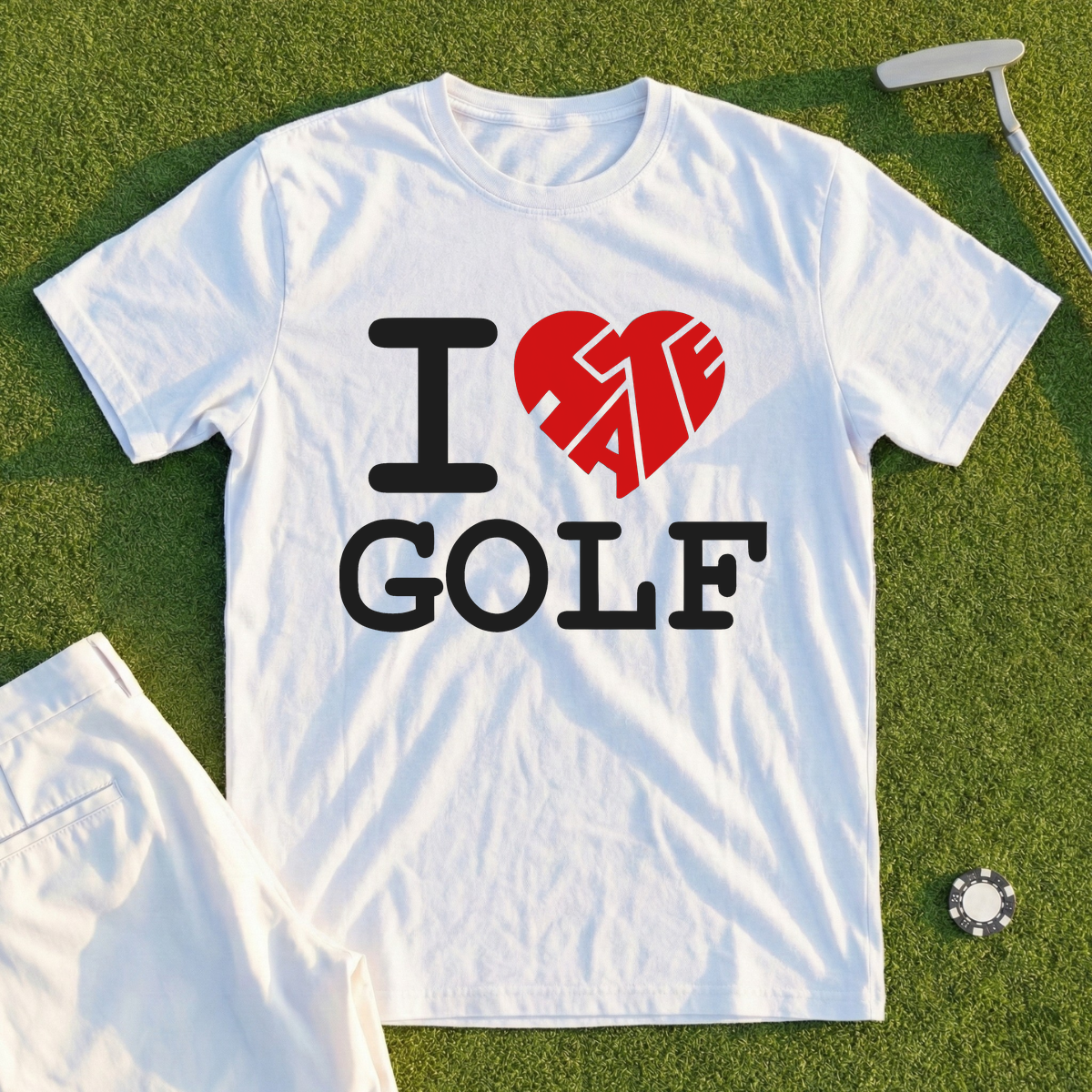 I Love Golf, I Hate Golf Tee