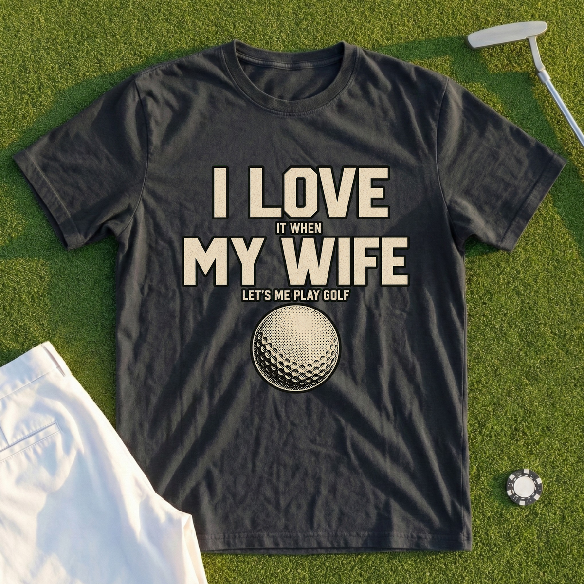 I Love My Wife, Ball Halftone Tee