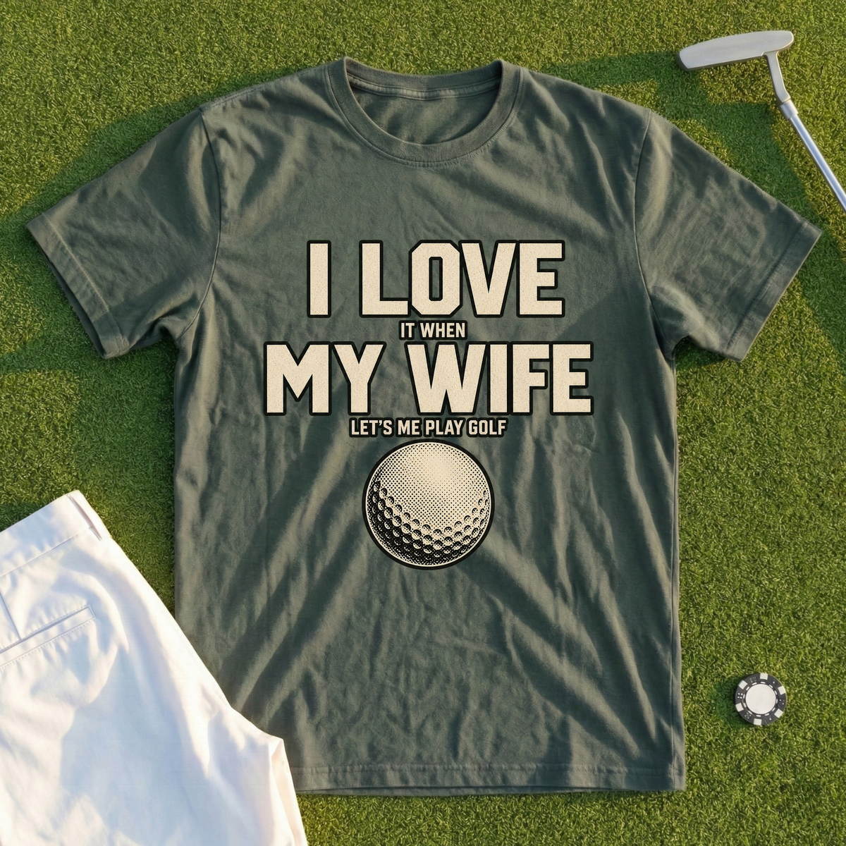 I Love My Wife, Ball Halftone Tee