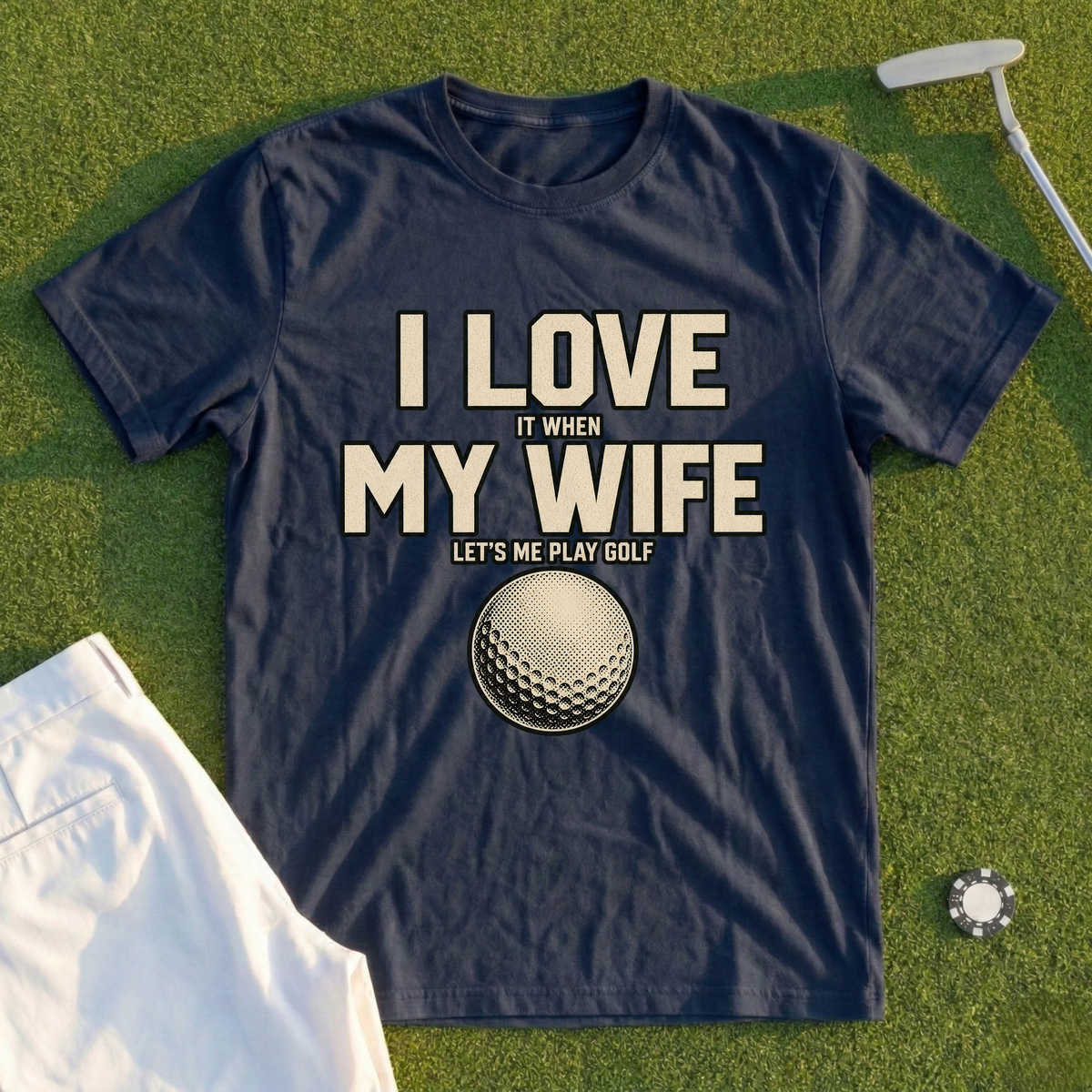 I Love My Wife, Ball Halftone Tee