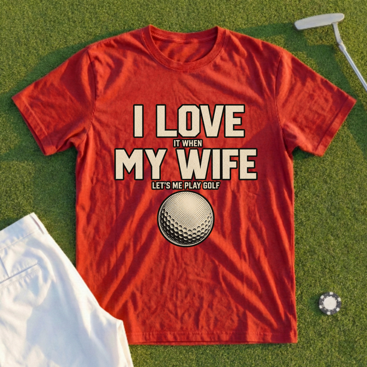 I Love My Wife, Ball Halftone Tee