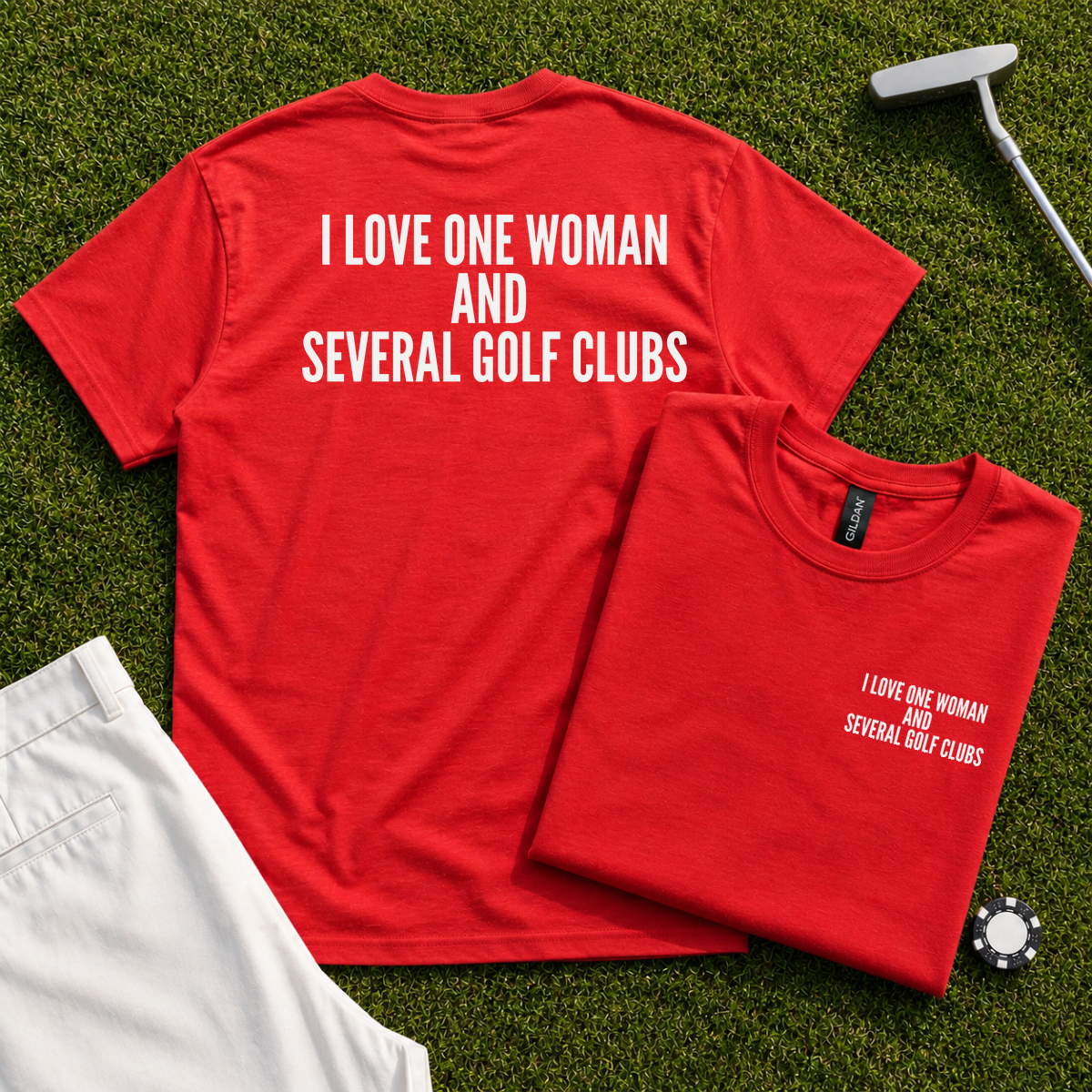 I Love One Woman Back Print Tee