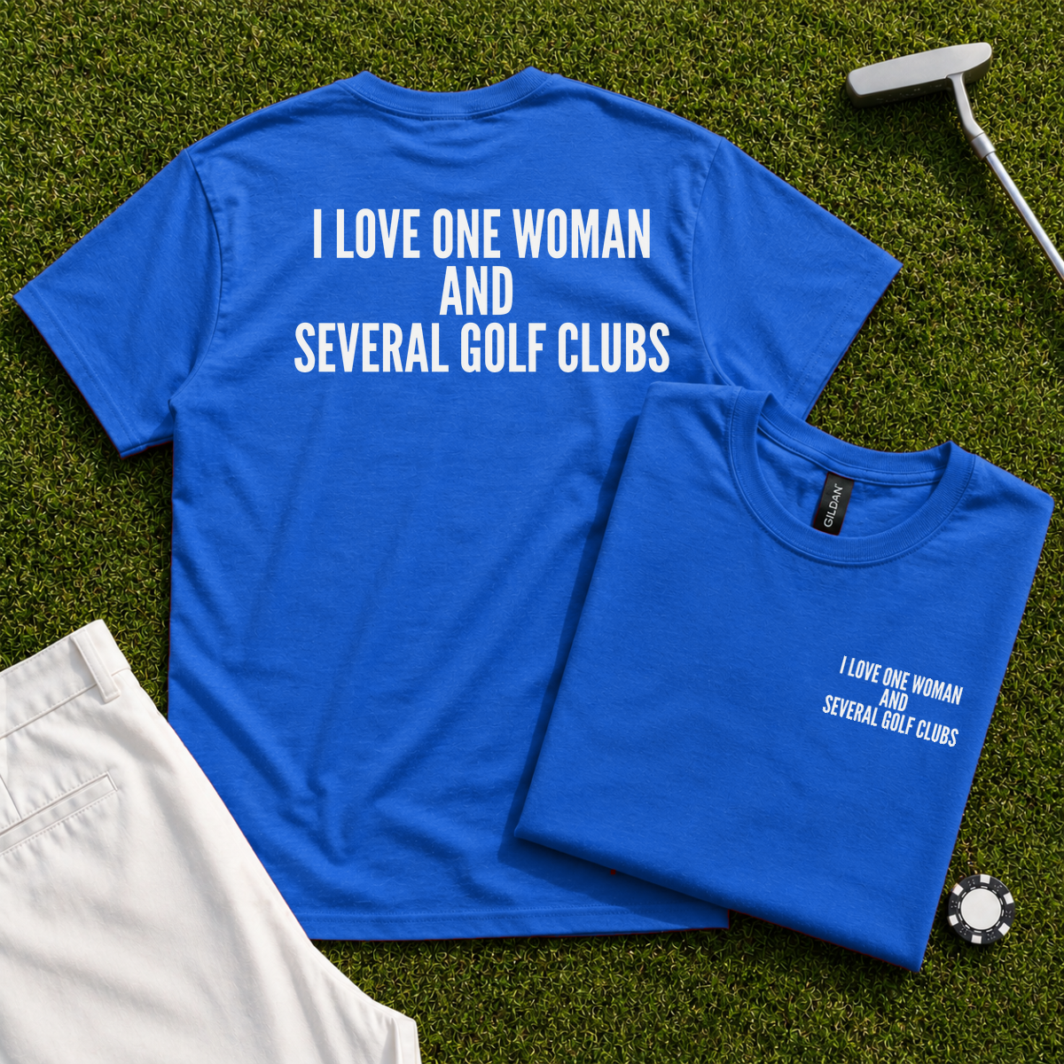 I Love One Woman Back Print Tee