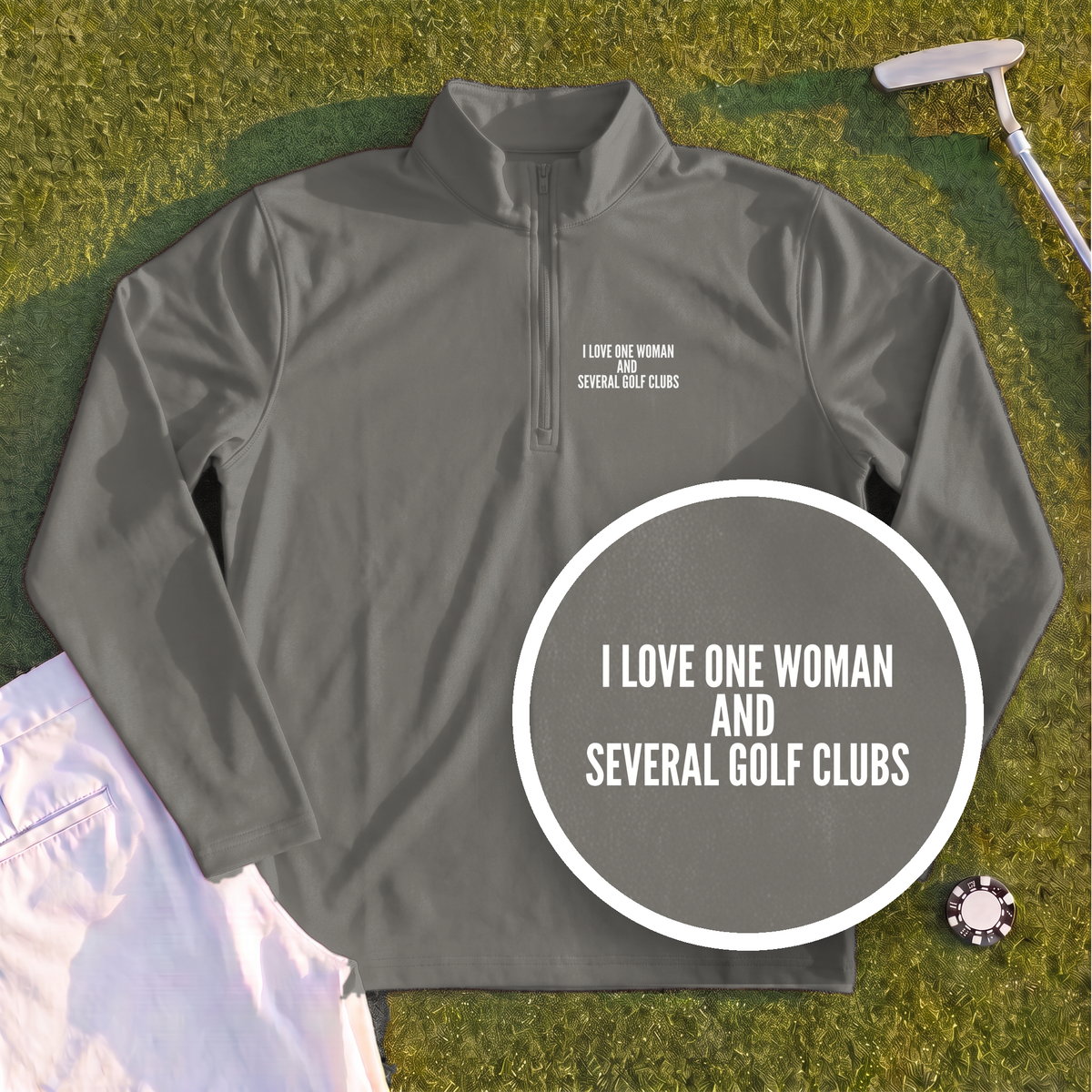 I Love One Woman Quarter Zip