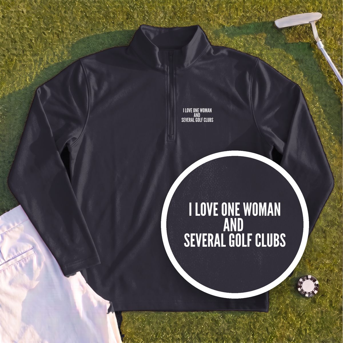 I Love One Woman Quarter Zip