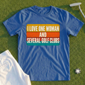 I Love One Woman Retro Stripes Tee