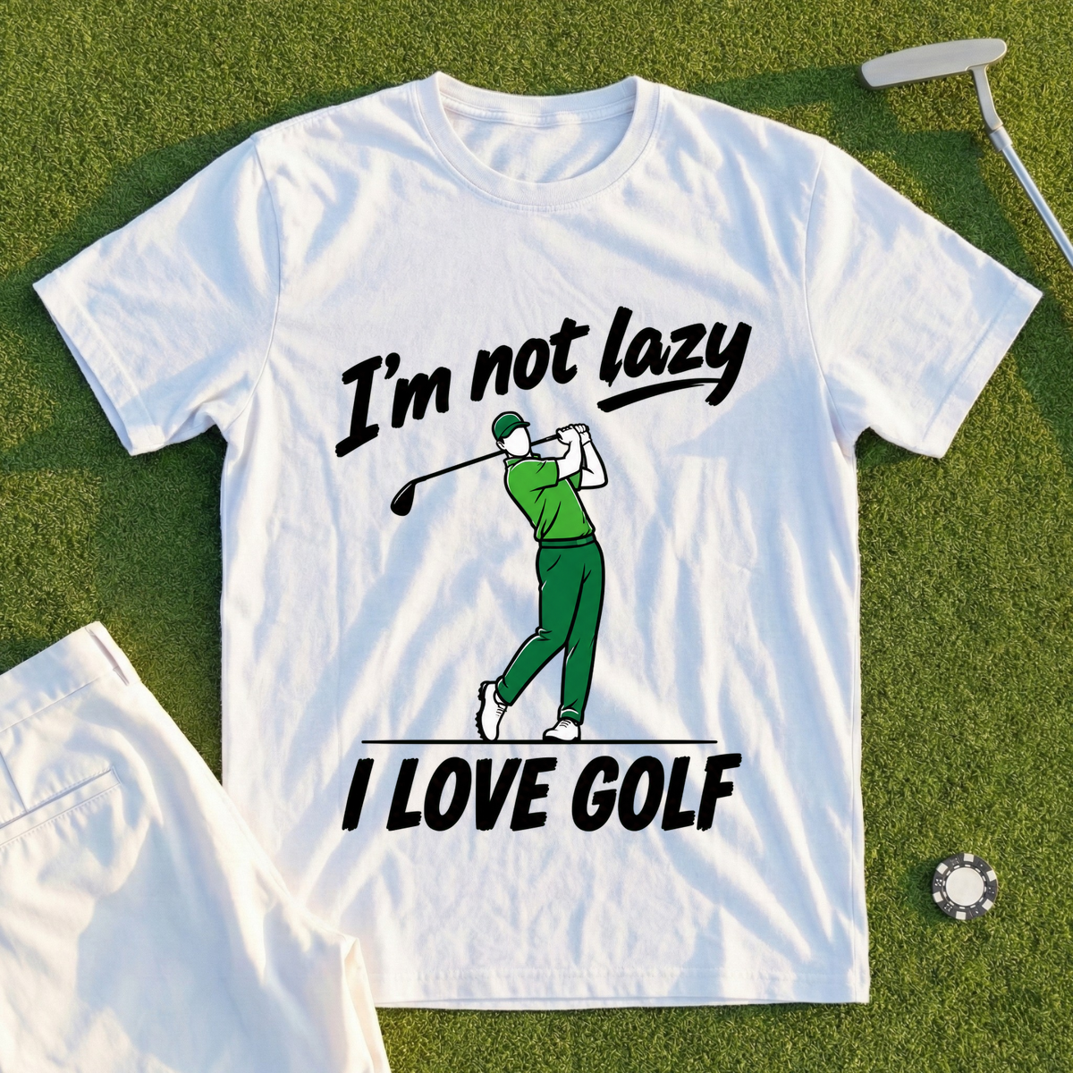 I'm Not Lazy Tee