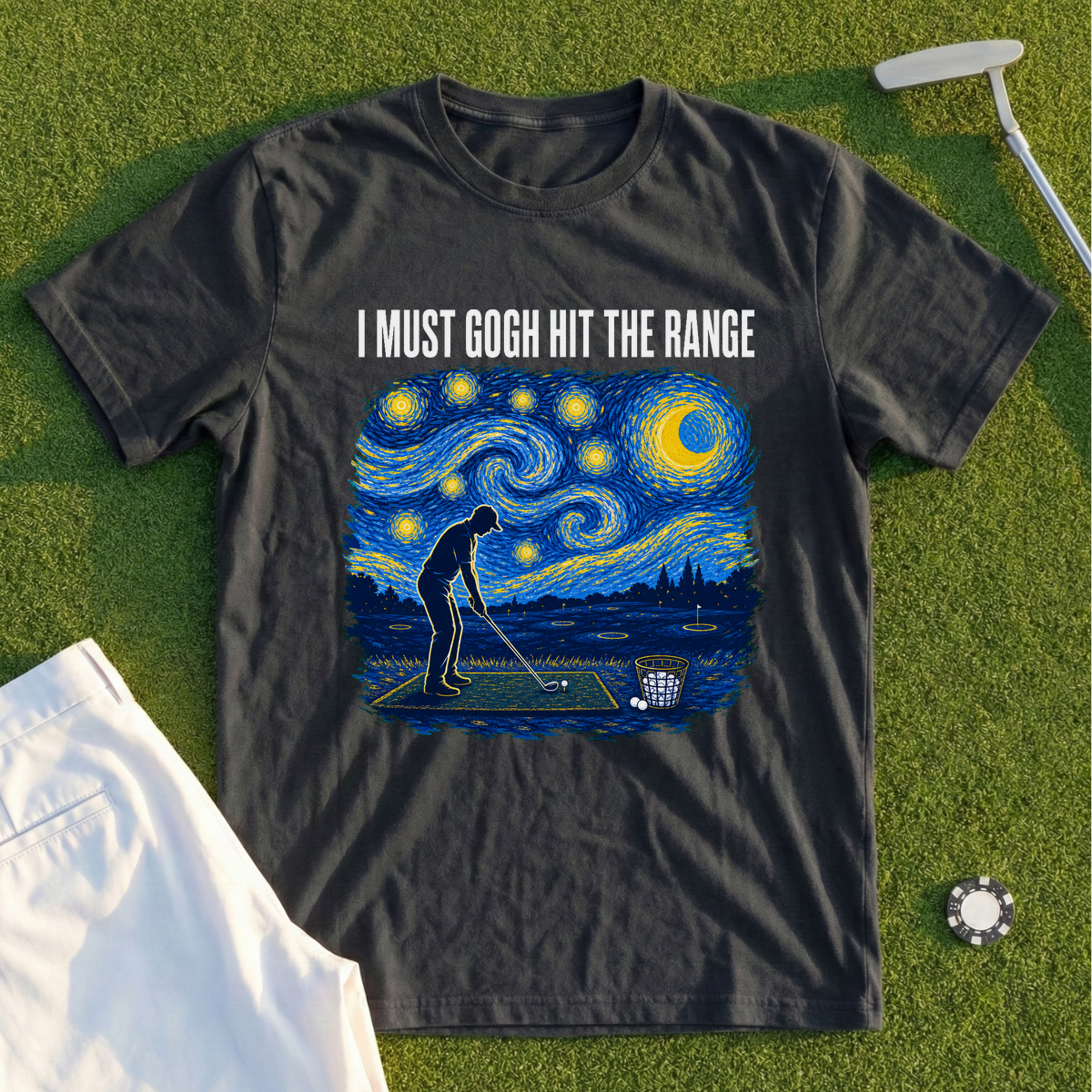 I Must Gogh Hit The Range Tee