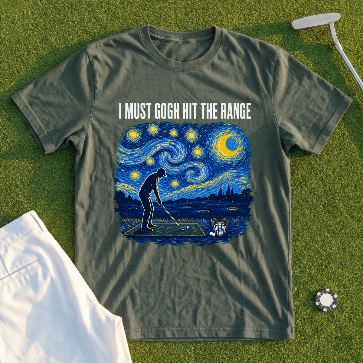 I Must Gogh Hit The Range Tee