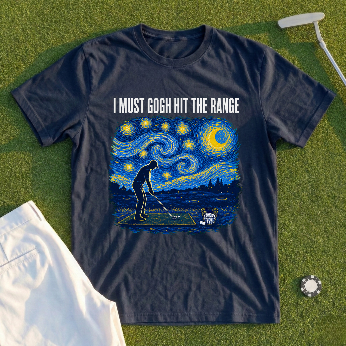 I Must Gogh Hit The Range Tee