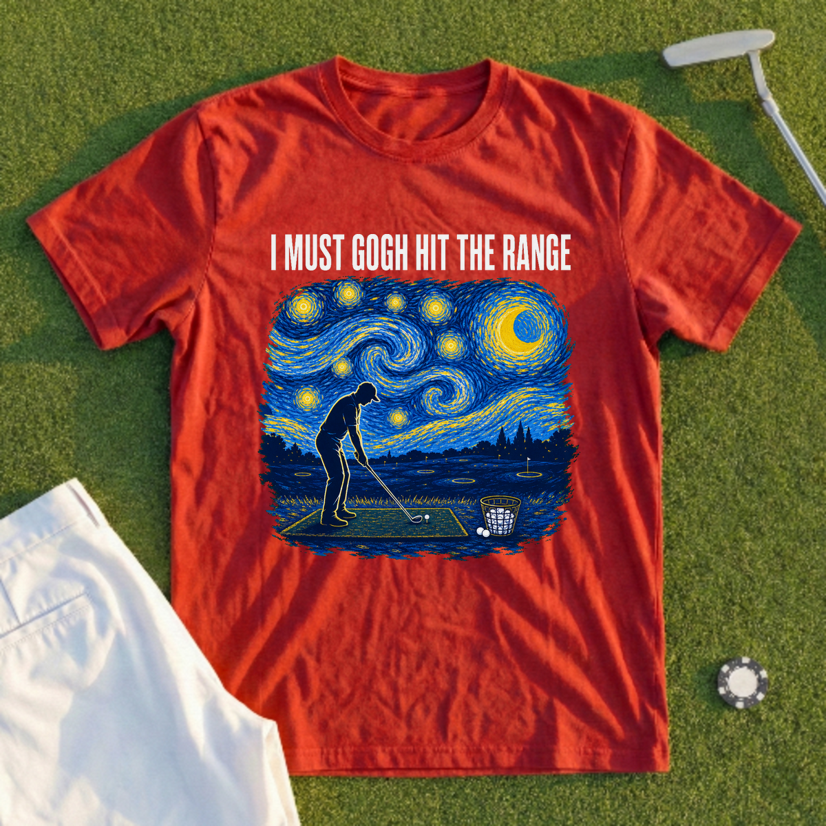 I Must Gogh Hit The Range Tee