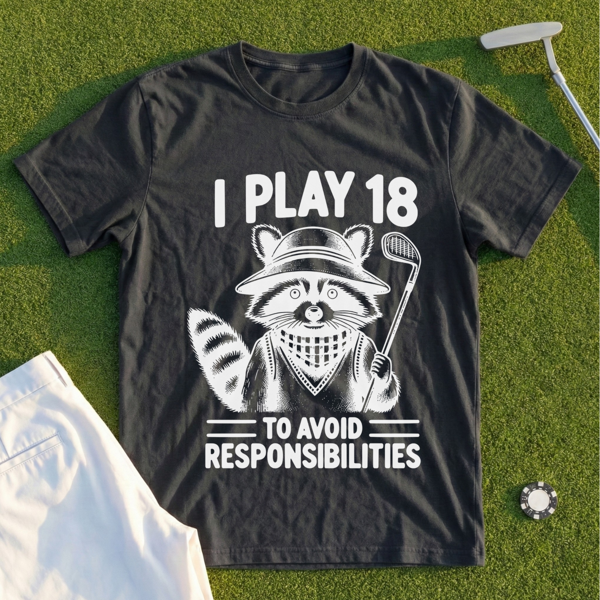 I Play 18 Tee