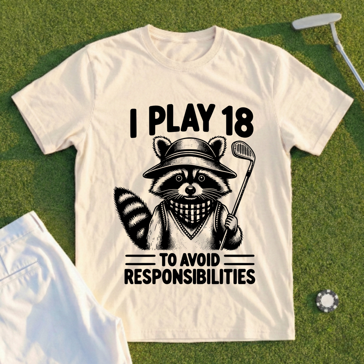 I Play 18 Tee