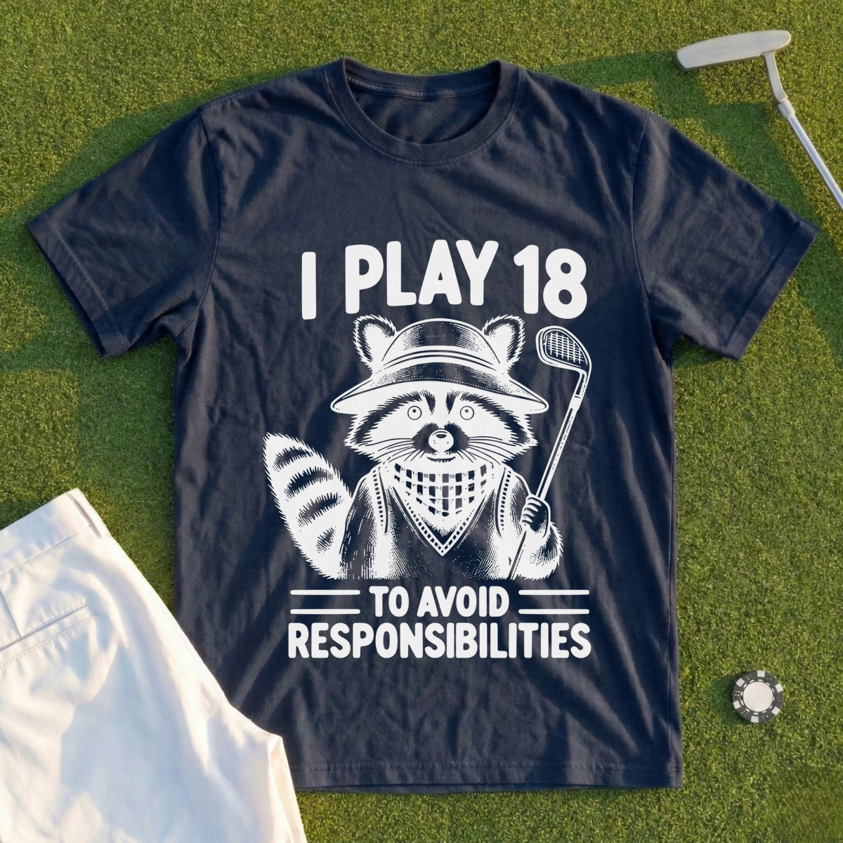 I Play 18 Tee