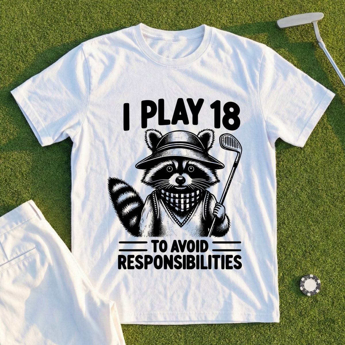 I Play 18 Tee