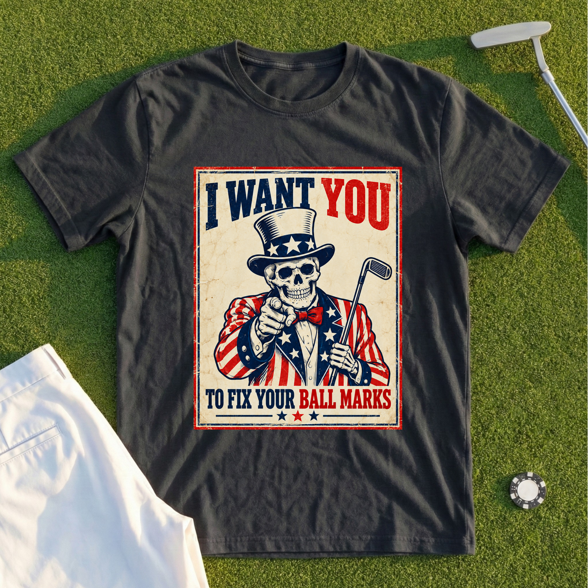 I Want You To Fix Your Ball Marks Tee