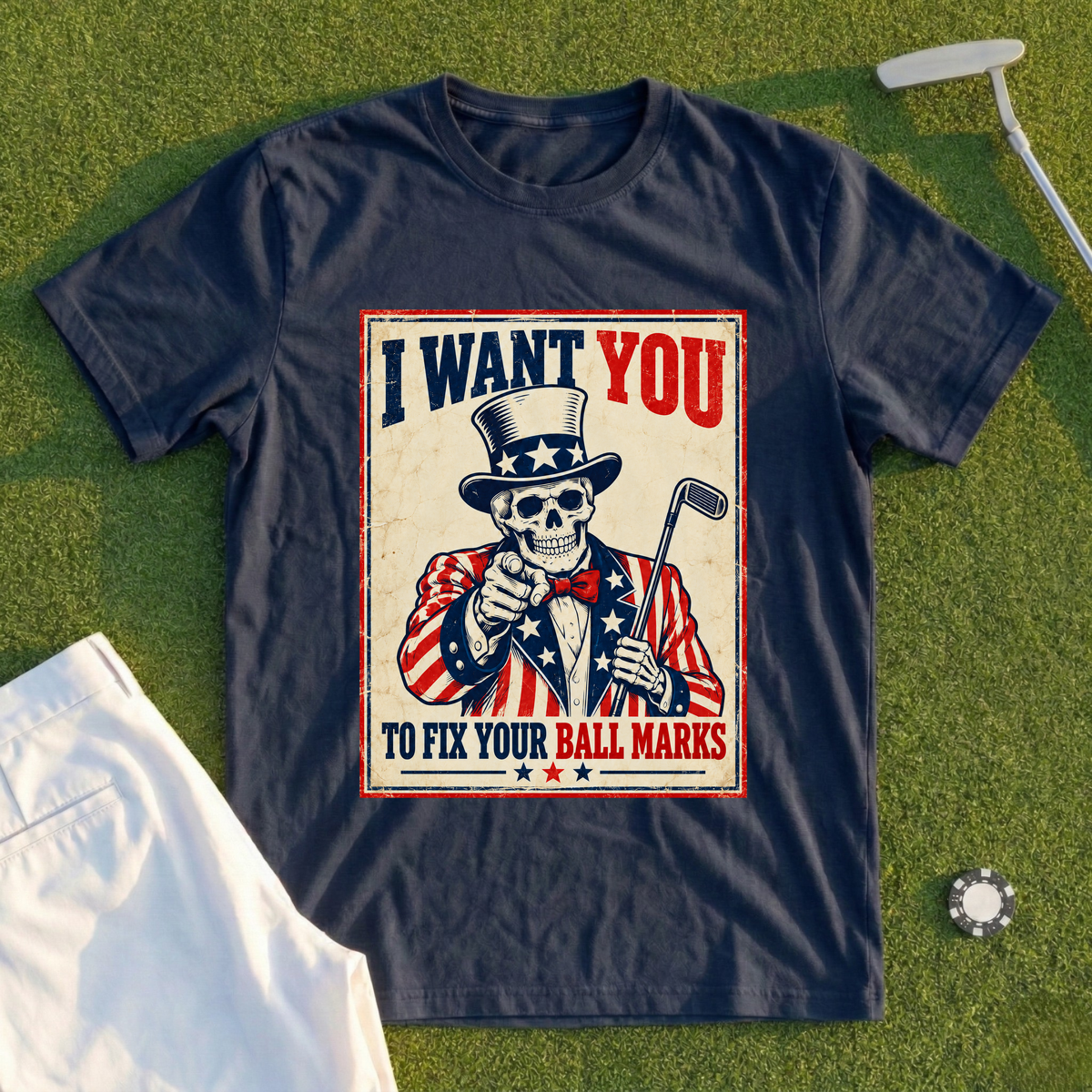 I Want You To Fix Your Ball Marks Tee
