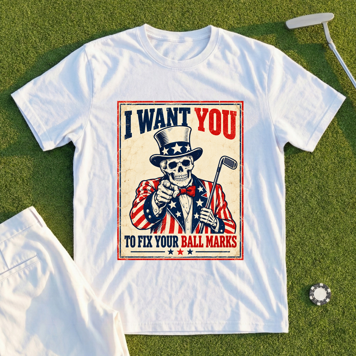 I Want You To Fix Your Ball Marks Tee