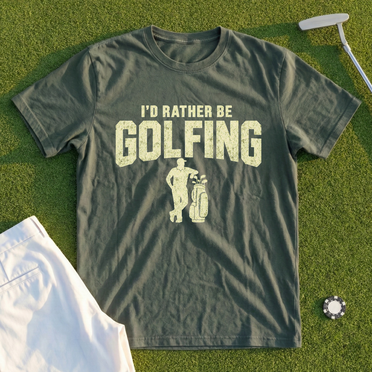 I'd Rather Be Golfing Tee