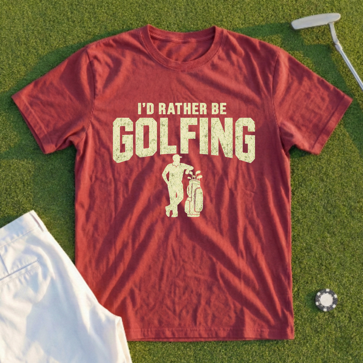I'd Rather Be Golfing Tee