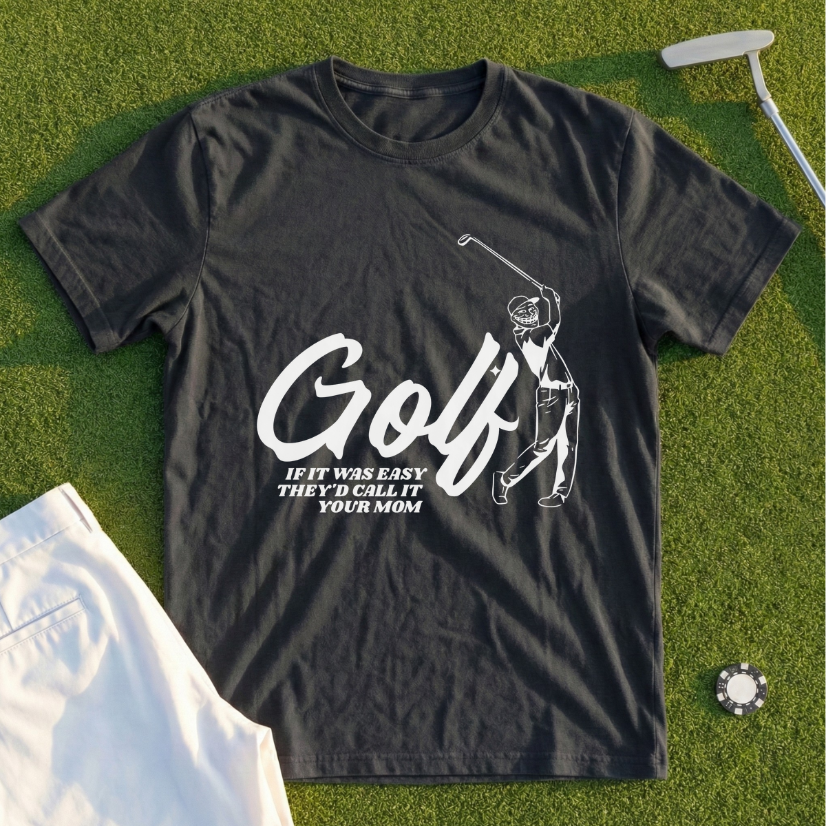 If Golf Was Easy... Tee - Shanked Right