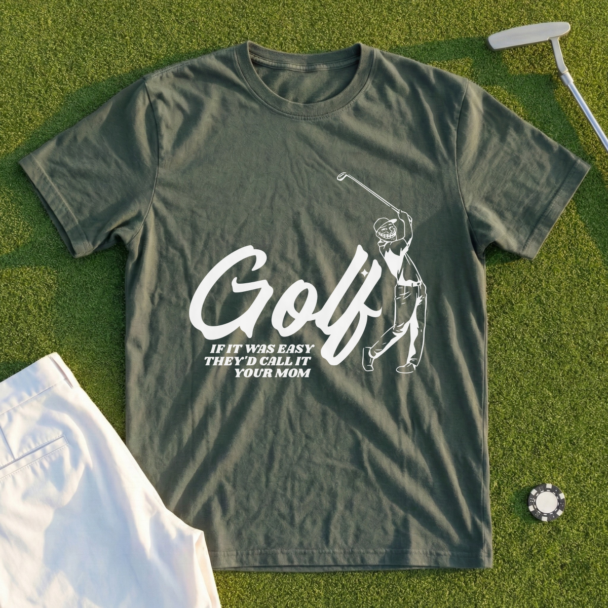 If Golf Was Easy... Tee - Shanked Right