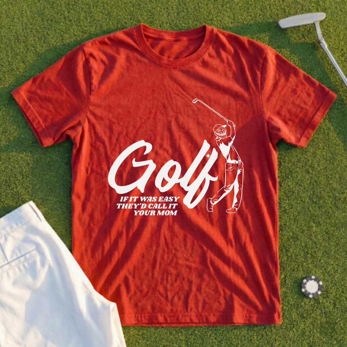 If Golf Was Easy... Tee - Shanked Right