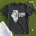 Illinois Honest Abe Counted Every Stroke Tee