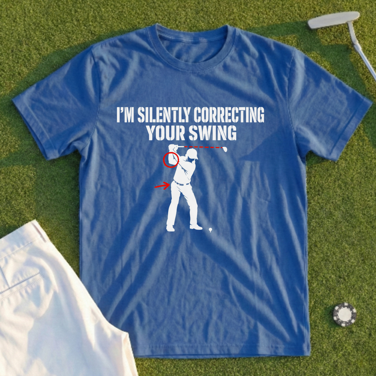 I'm Silently Correcting Your Swing Tee