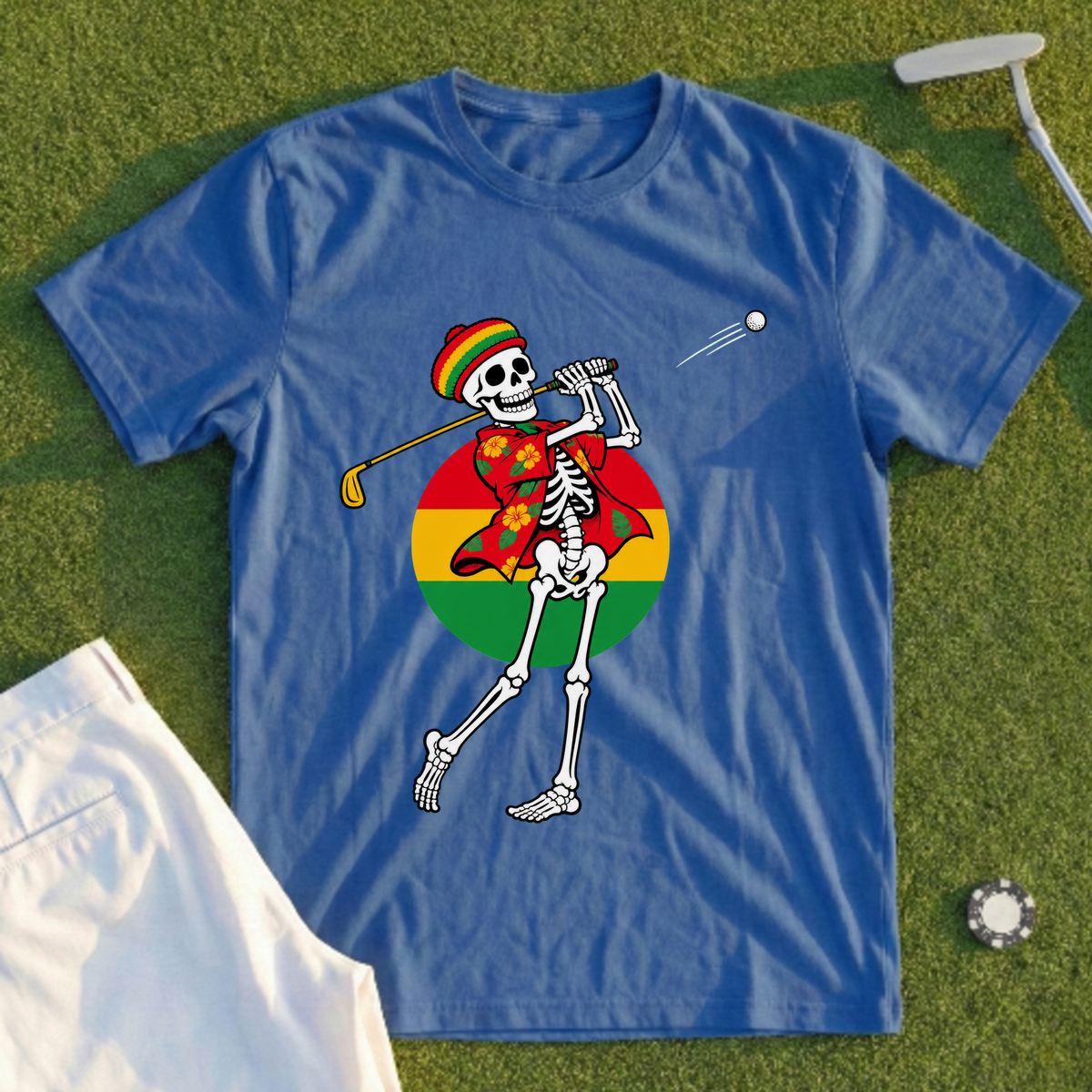 Island Swing, Skeleton Follow-Through Tee