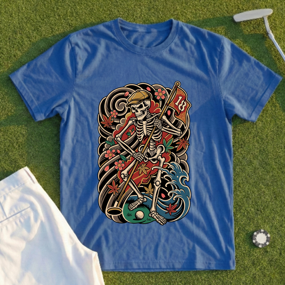 Japanese Tattoo Skeleton Tee