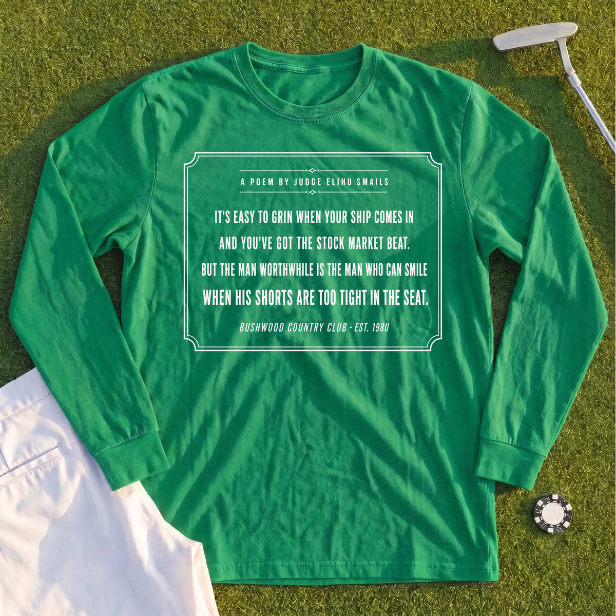 Judge Smails Poem Long Sleeve Tee
