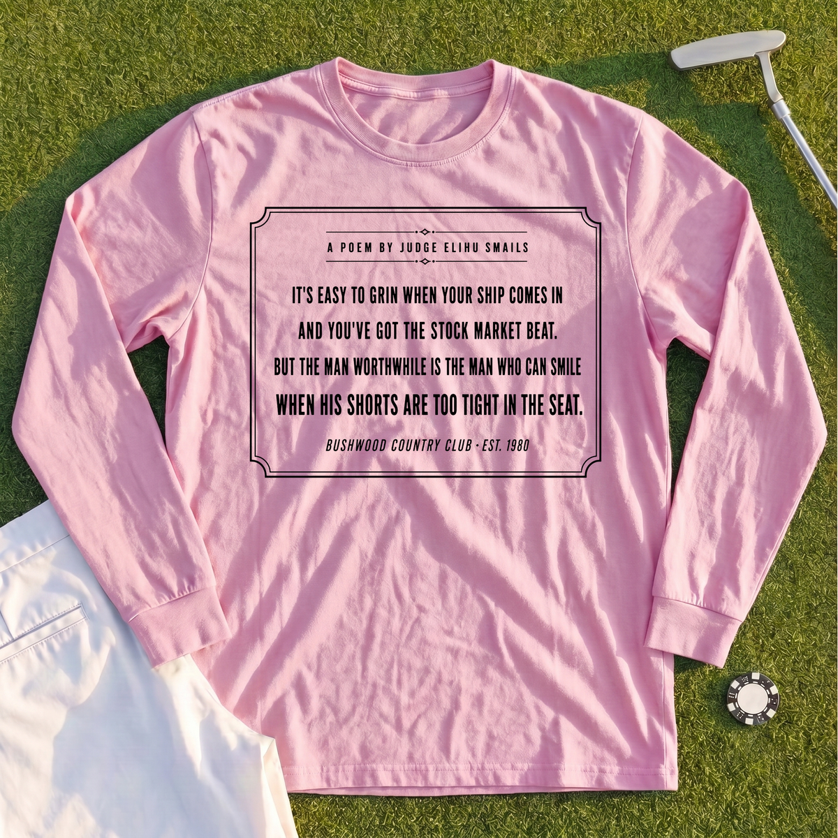 Judge Smails Poem Long Sleeve Tee