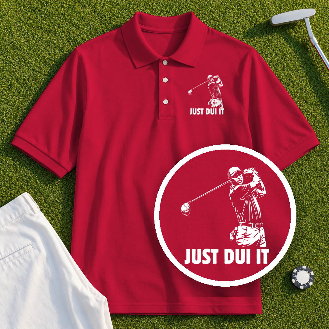 Just DUI It Performance Polo