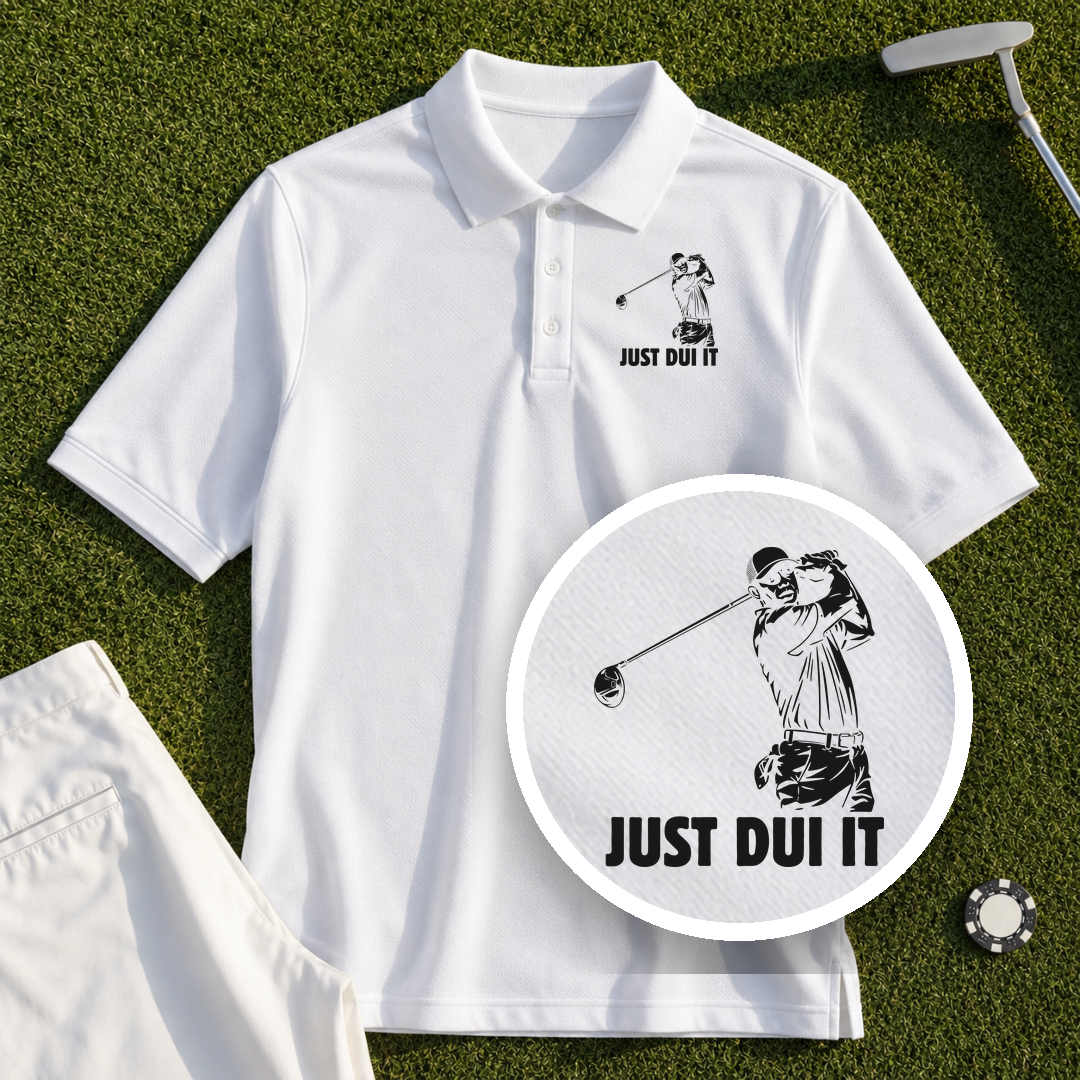 Just DUI It Performance Polo