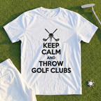 Keep Calm And Throw Clubs Tee