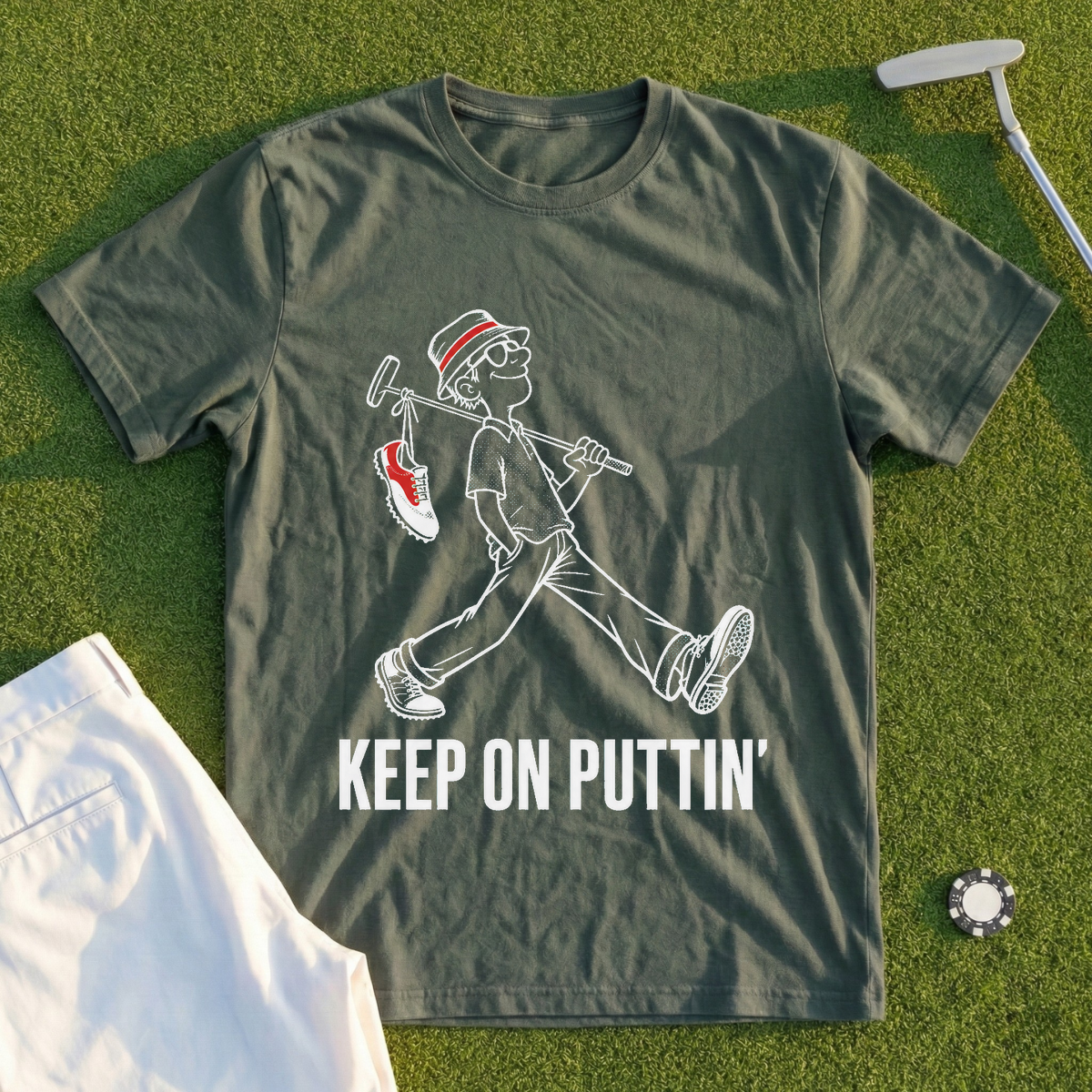 Keep On Puttin Tee