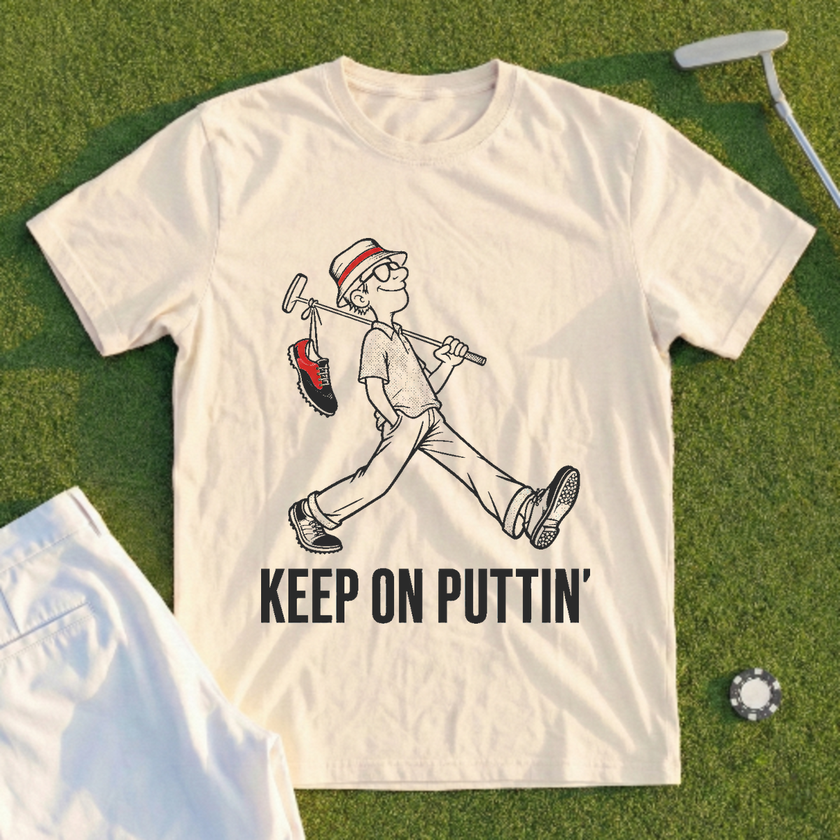 Keep On Puttin Tee