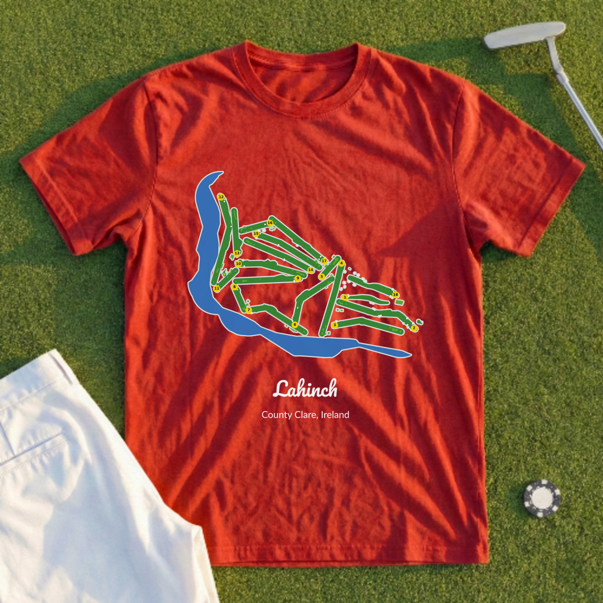 Lahinch, Course Map Tee