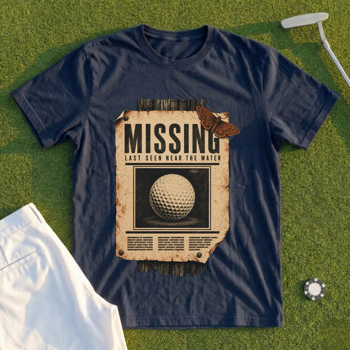 Last Seen Near The Water Tee