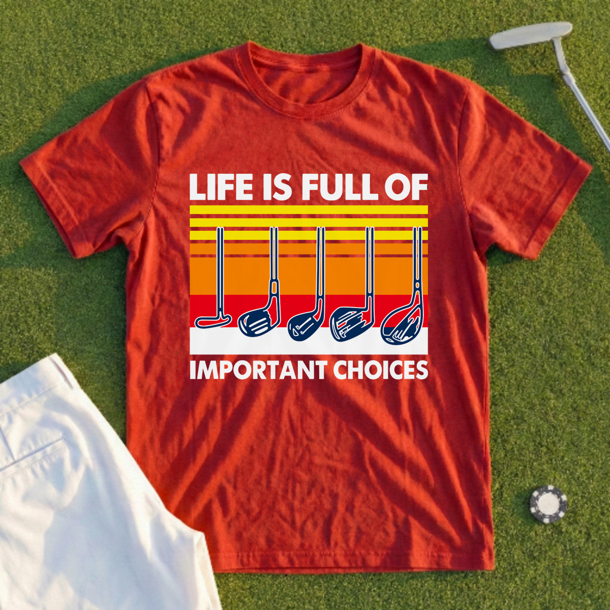 Life Is Full Of Important Choices Retro Tee
