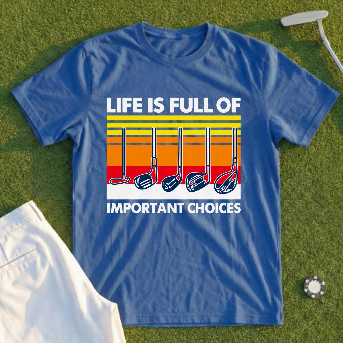 Life Is Full Of Important Choices Retro Tee