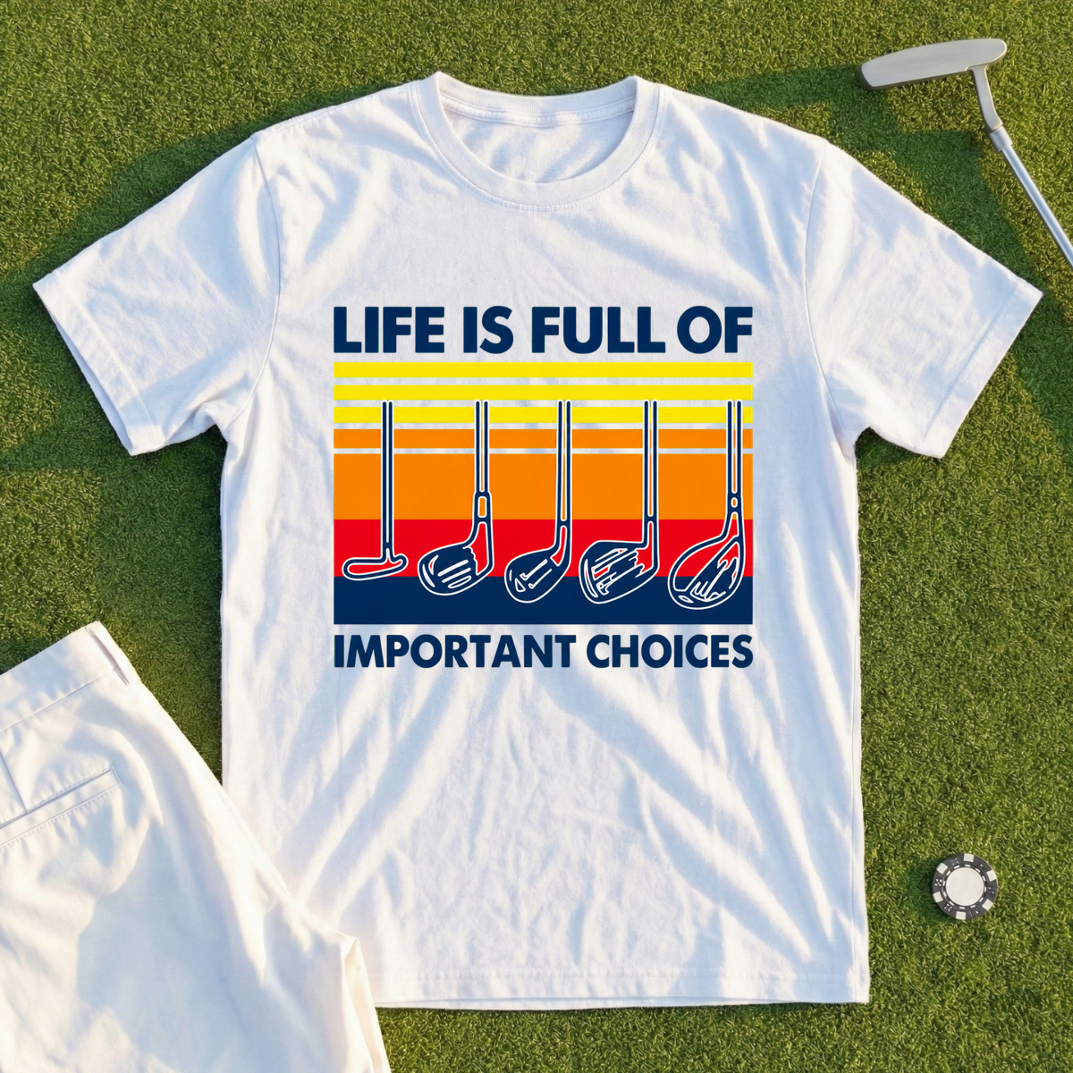 Life Is Full Of Important Choices Retro Tee