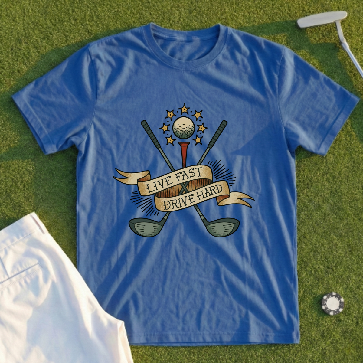 Live Fast Drive Hard Tee