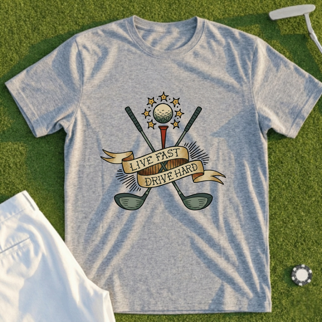 Live Fast Drive Hard Tee