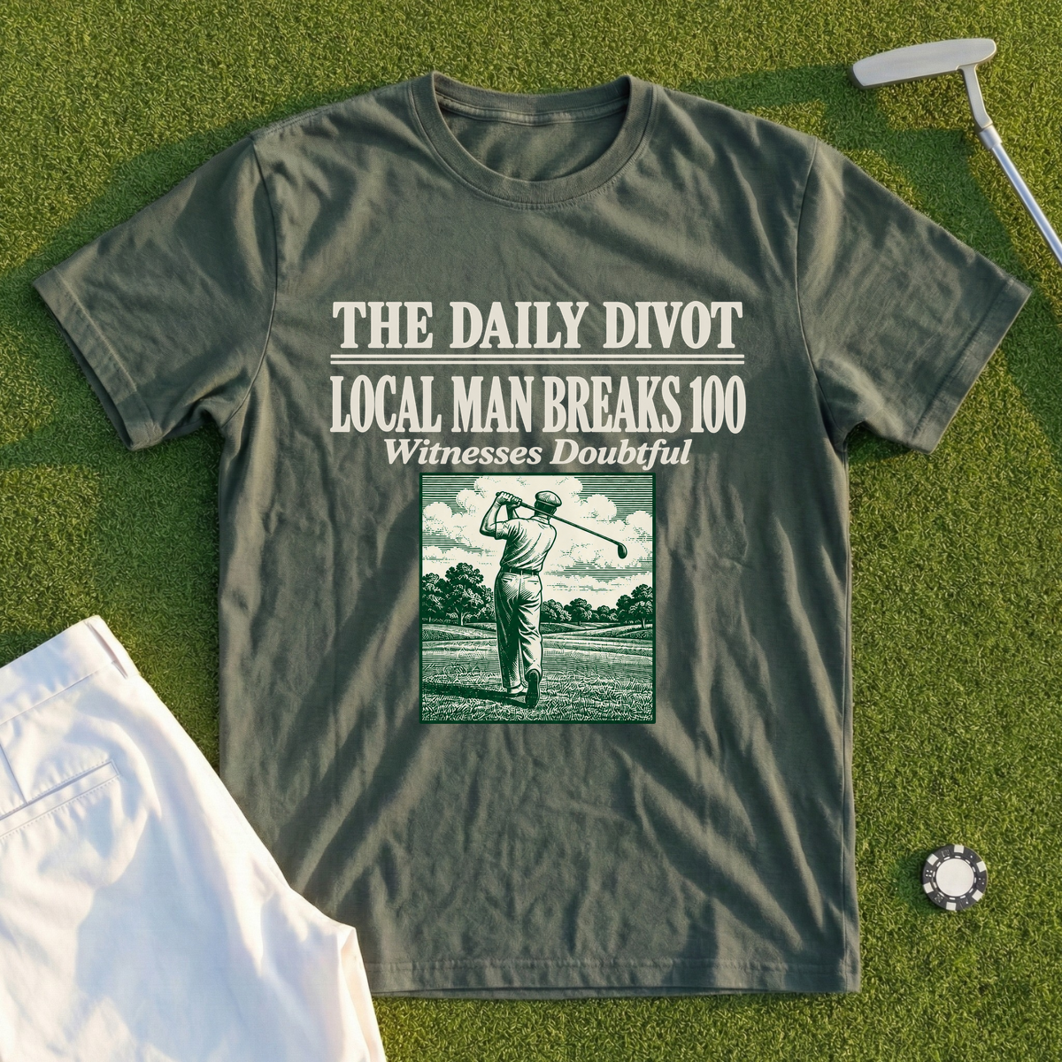 Local Man Breaks 100 Tee