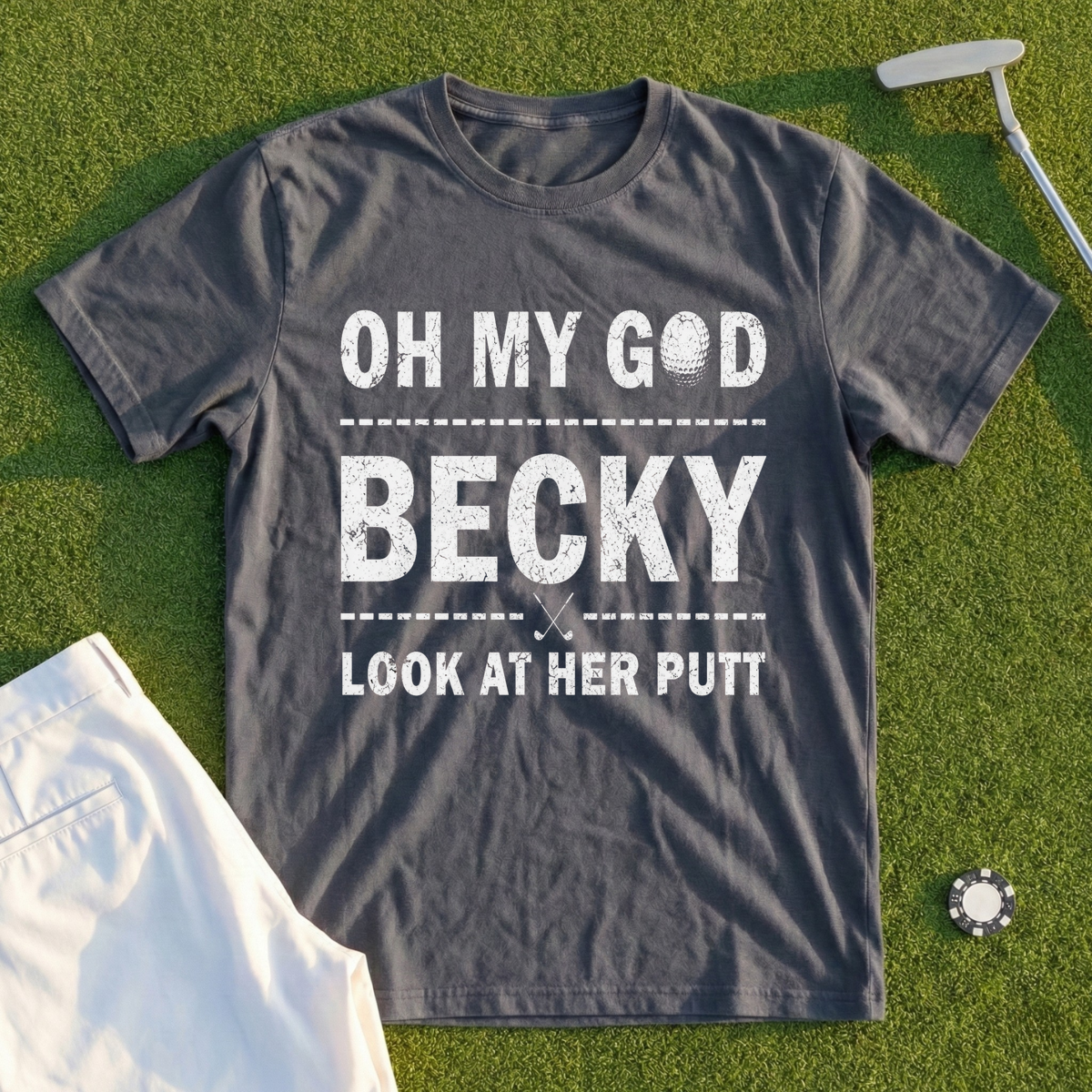 Look at Her Putt Tee