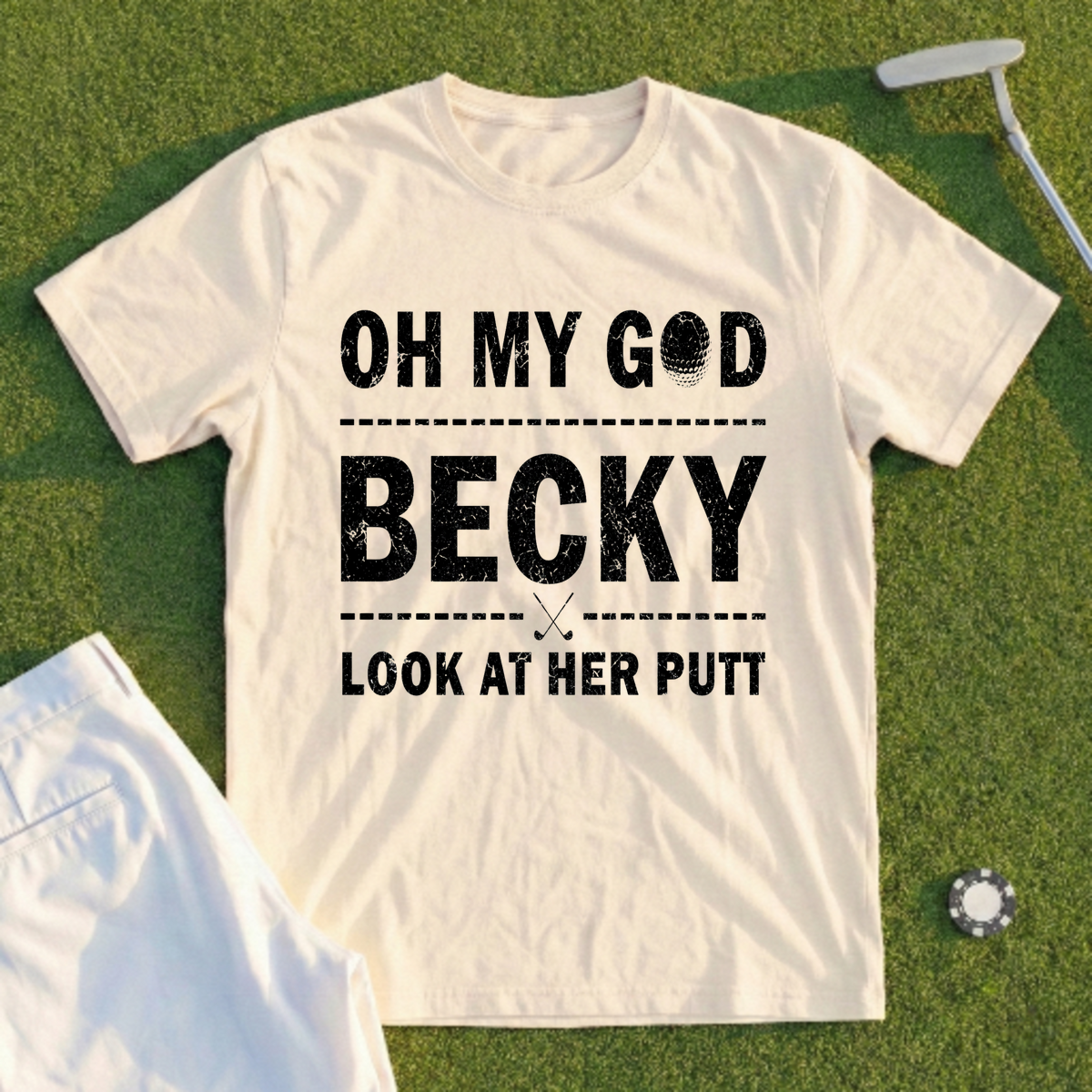 Look at Her Putt Tee