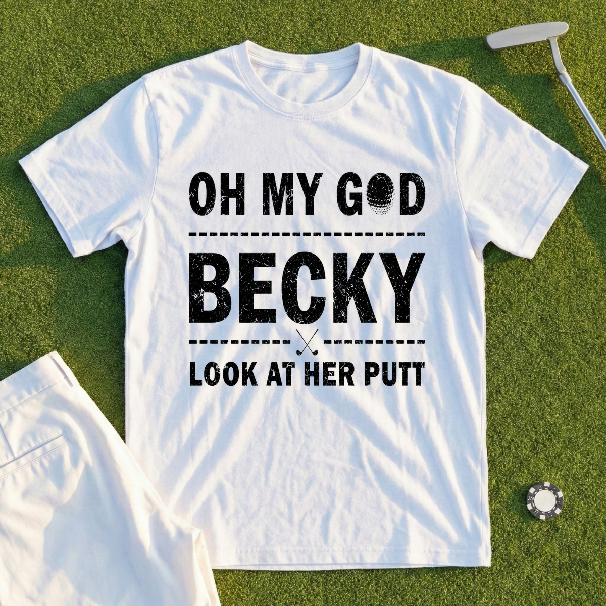 Look at Her Putt Tee